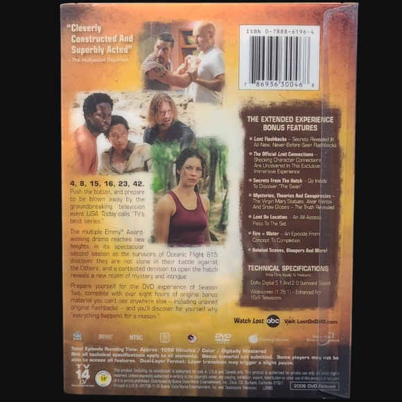 DVD "LOST" THE COMPLETE SECOND SEASON                 THE EXTENDED EXPERIENCE - Picture 3 of 7